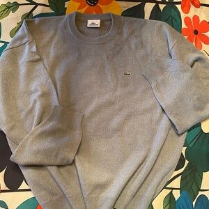 Lacoste Men's Light Gray Crewneck Sweater